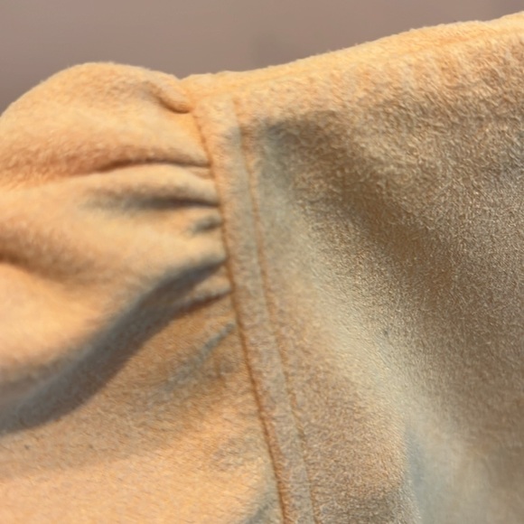 Scrumptious suede feel and look top in a beautiful buttery yellow - Picture 3 of 4